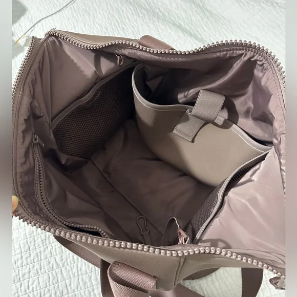 Dagne Dover Carryall Duffel in the Color Dune - Picture 6 of 7